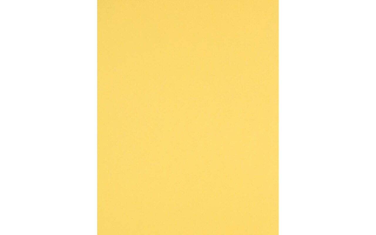PA Paper Accents Smooth Cardstock 8.5" x 11" Baby Yellow, 60lb colored cardstock paper for card making, scrapbooking, printing, quilling and crafts, 25 piece pack
